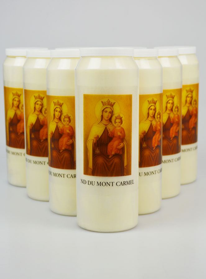 Set di 10 Candele Novena a Nostra Signora del Monte Carmelo (pic 1)