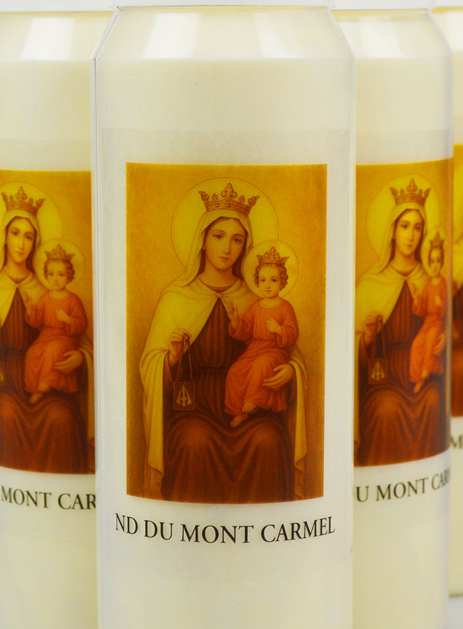 Set di 10 Candele Novena a Nostra Signora del Monte Carmelo (pic 3)