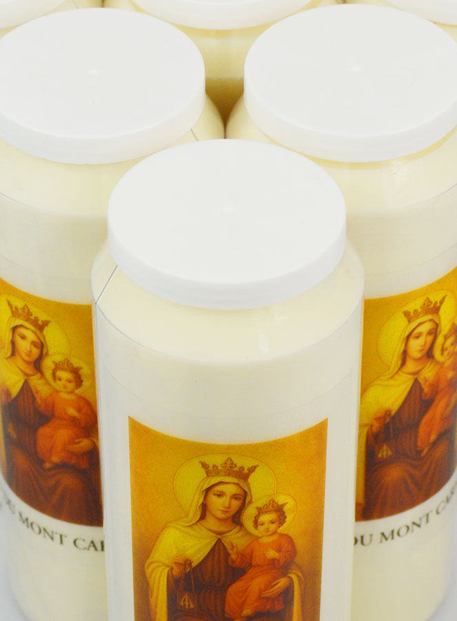 Set di 10 Candele Novena a Nostra Signora del Monte Carmelo (pic 4)