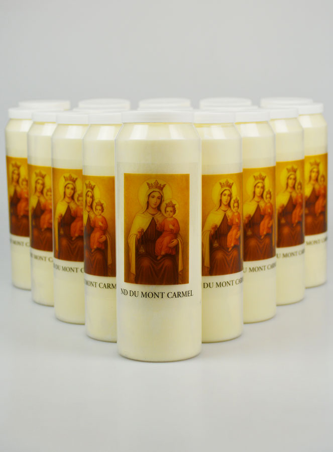 Set di 20 Candele Novena a Nostra Signora del Monte Carmelo (pic 1)