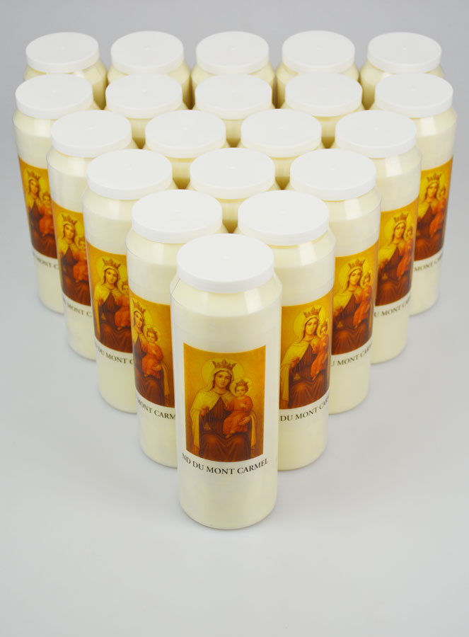 Set di 20 Candele Novena a Nostra Signora del Monte Carmelo (pic 2)