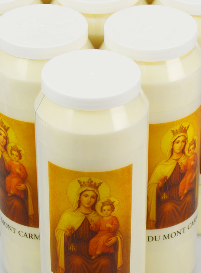 Set di 20 Candele Novena a Nostra Signora del Monte Carmelo (pic 4)