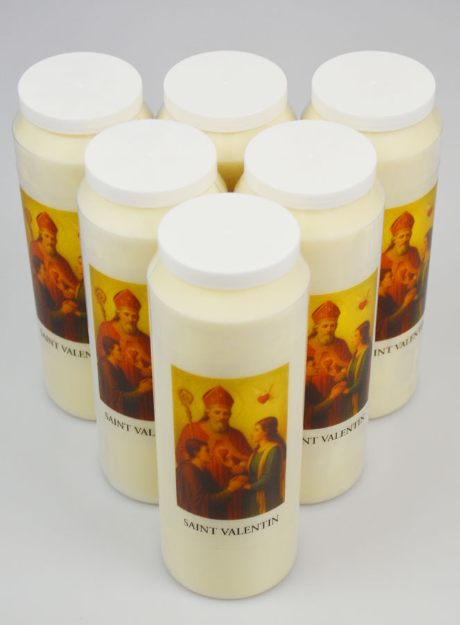 Set di 6 Candele per Novena a San Valentino (pic 2)