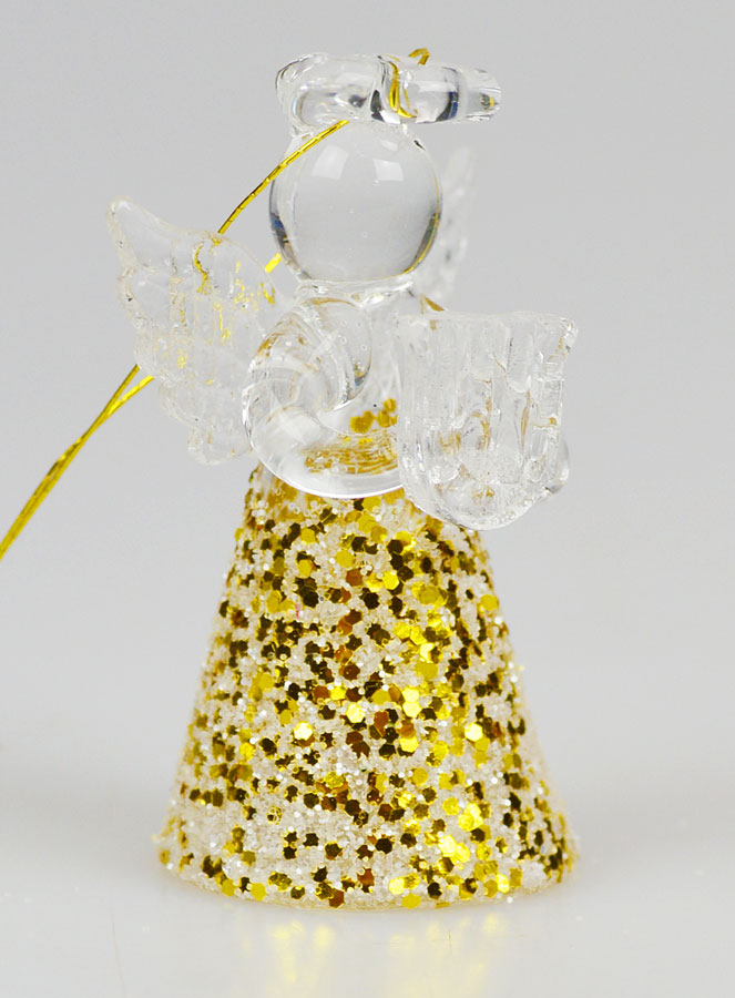 Set di 6 Angeli di Natale da Appendere - 4,5cm (pic 3)