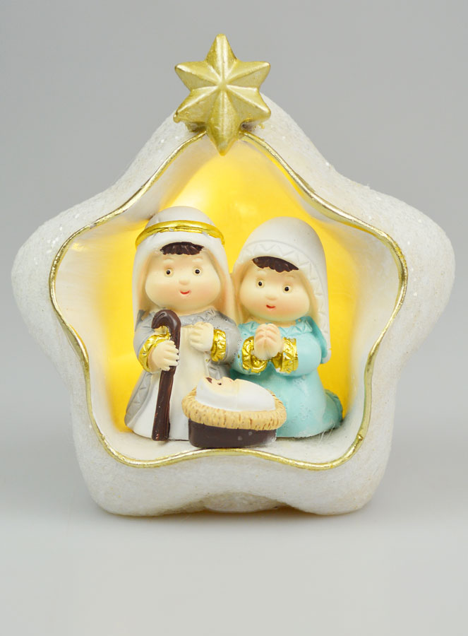 Presepe Natività di Natale Infantile - 9 cm (pic 1)