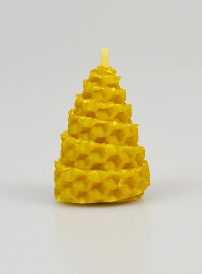 Candela 100% Cera d’Api Naturale - 5cm (pic 1)