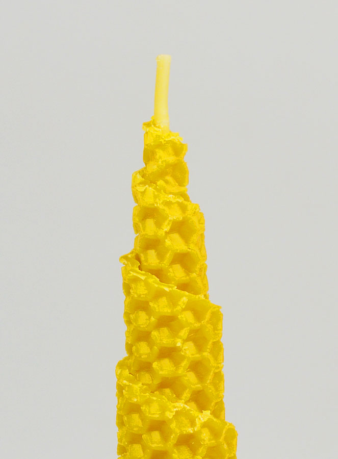 Candela Cono100% Cera d’Api Naturale - 15cm (pic 3)