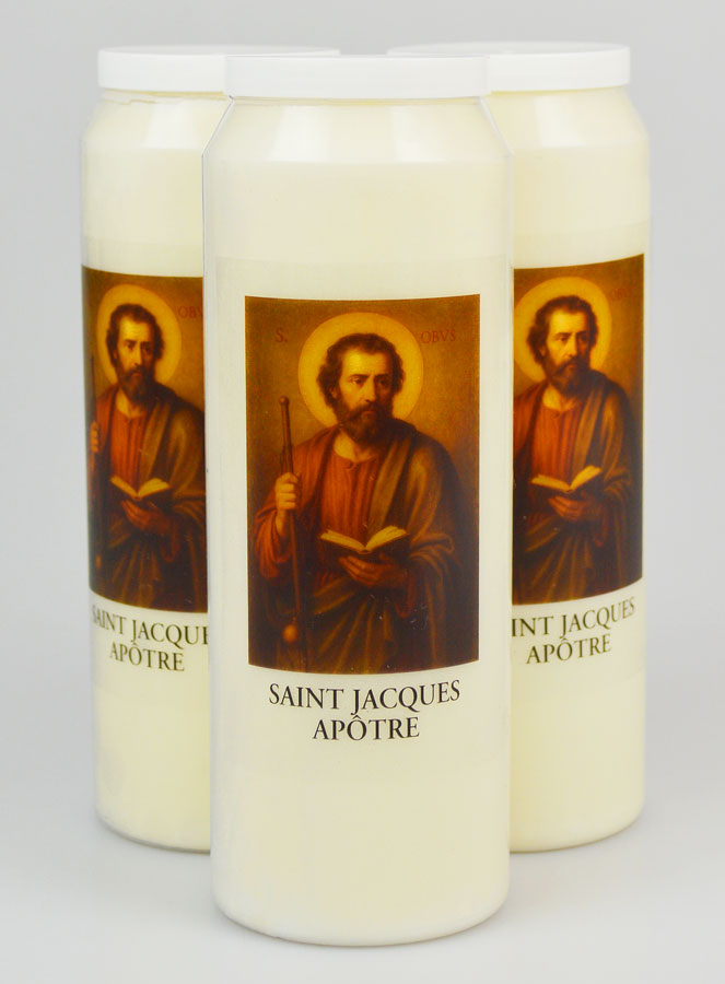 Set di 3 Candele per Novena a San Giacomo Apostolo (pic 1)