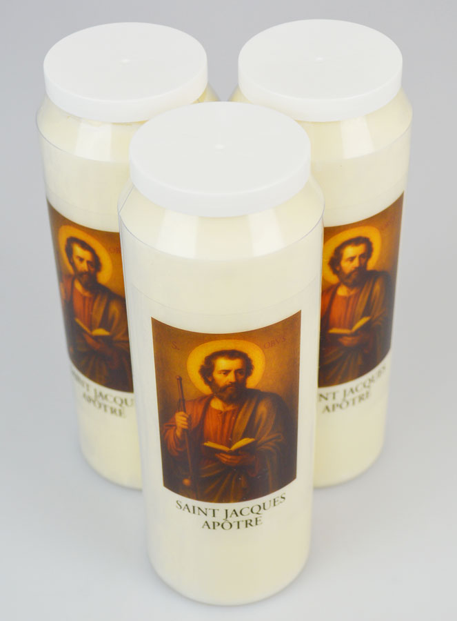Set di 3 Candele per Novena a San Giacomo Apostolo (pic 2)