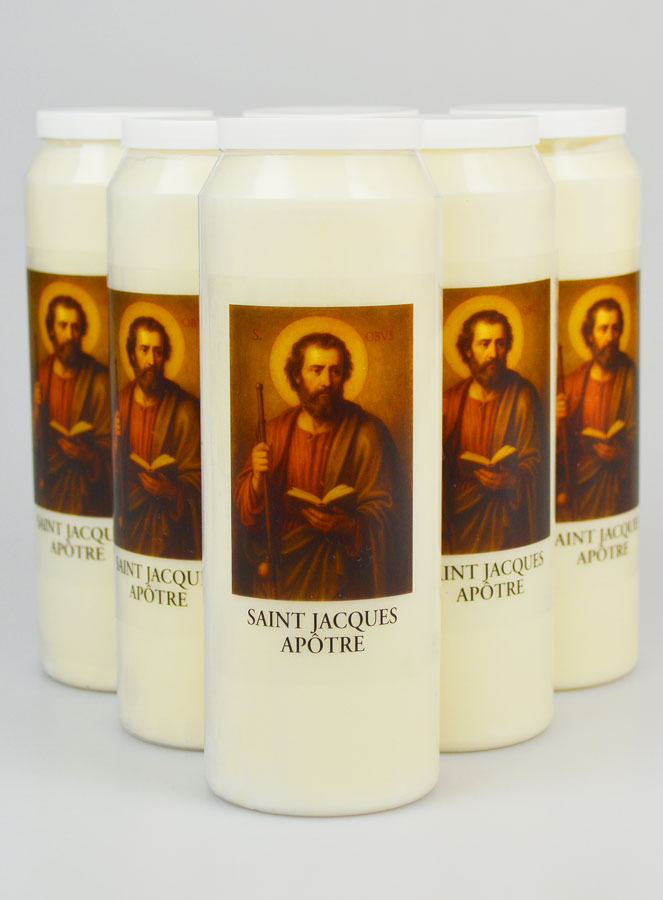 Set di 6 Candele per Novena a San Giacomo Apostolo (pic 1)