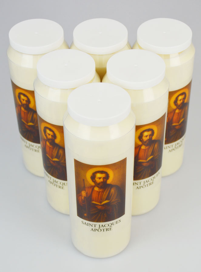 Set di 6 Candele per Novena a San Giacomo Apostolo (pic 2)