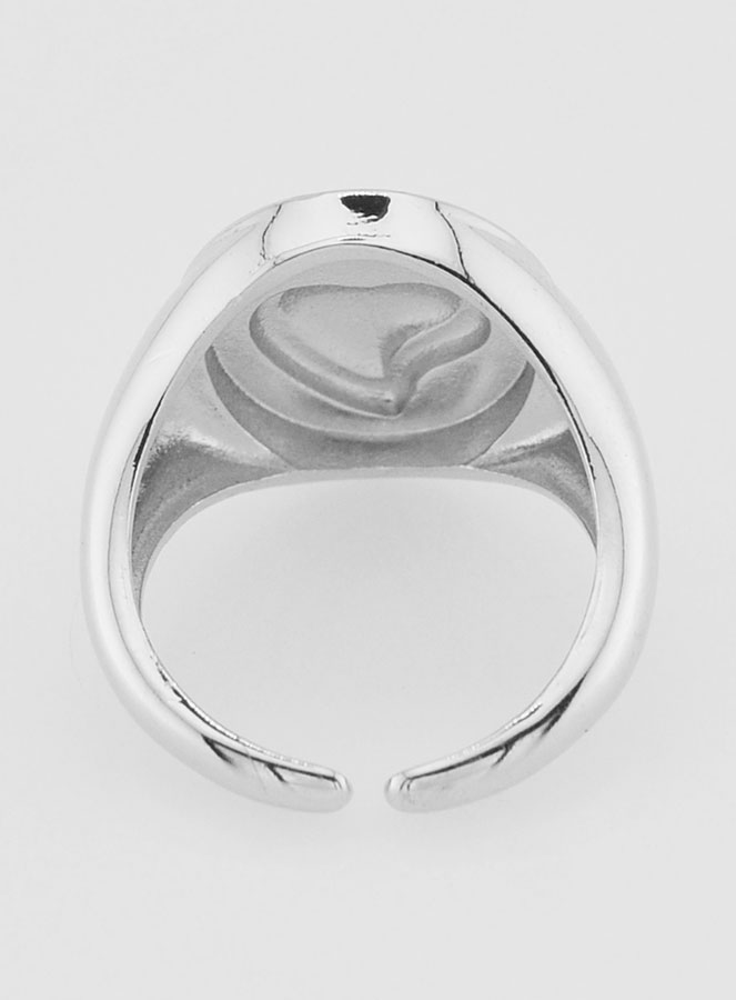 Chevalière Ex Voto in Ottone Argentato Regolabile (pic 4)