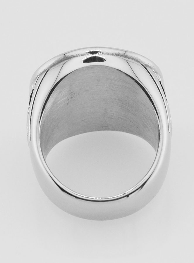 Chevalière di San Benedetto in Acciaio Inox - T17 (pic 4)