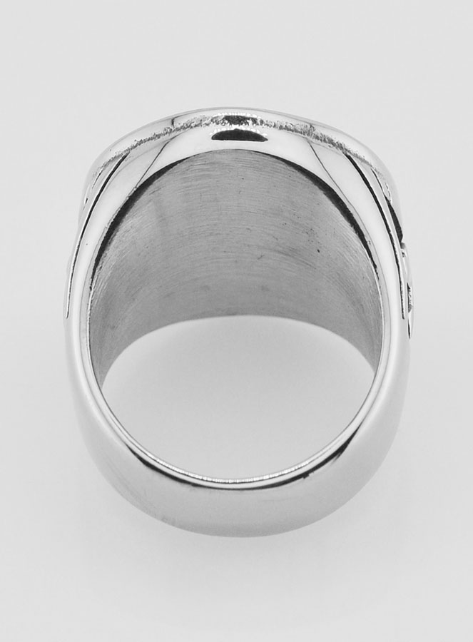 Chevalière di San Benedetto in Acciaio Inox - T19 (pic 4)