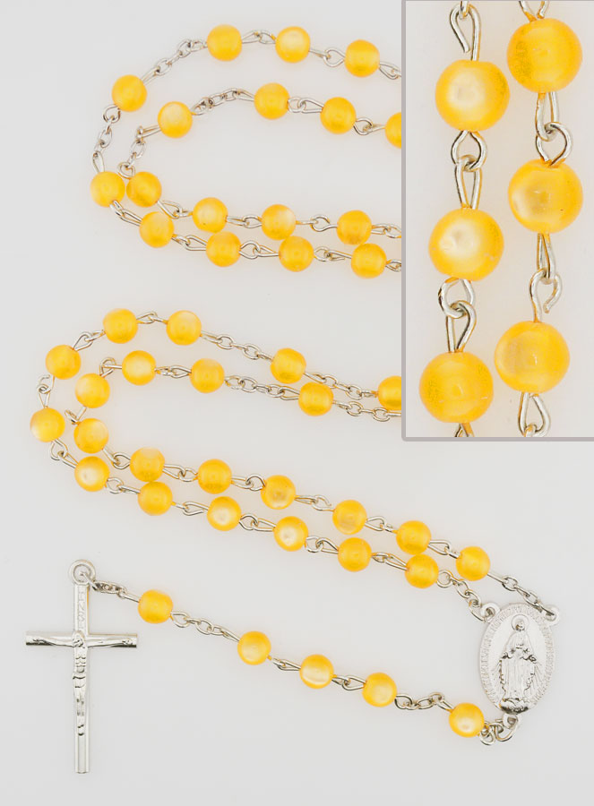 Rosario Medaglia Miracolosa - Ambra (pic 1)