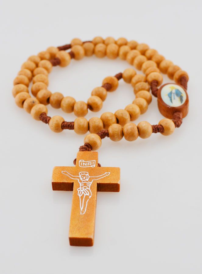 Rosari Vergine Miracolosa Grani in Legno (pic 2)