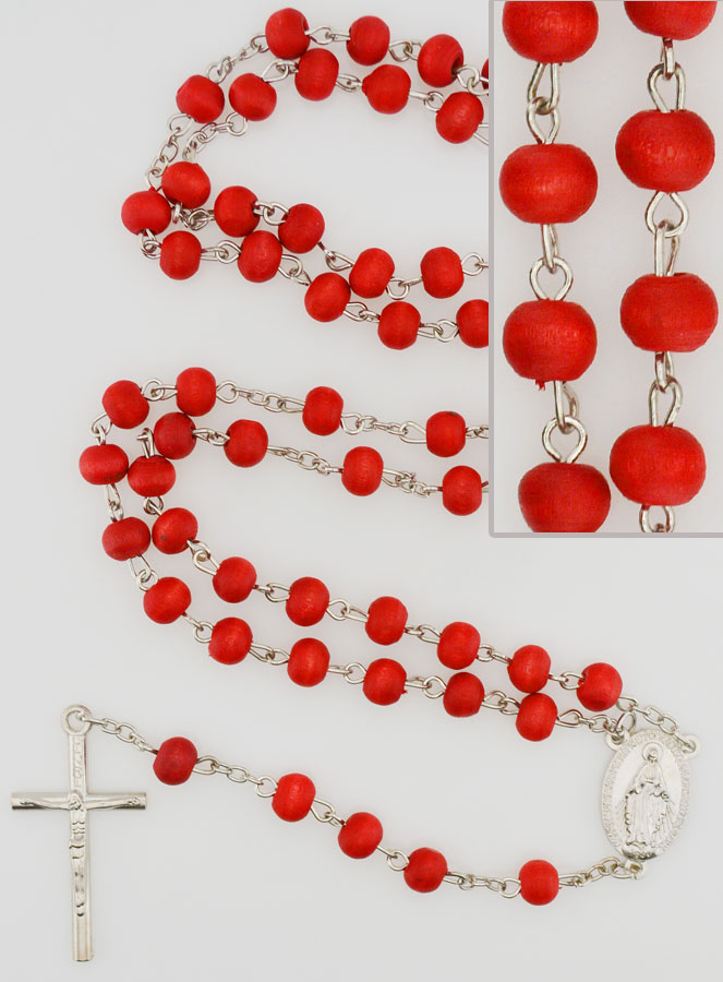 Rosario Vergine Miracolosa in Legno di Rosa (pic 2)