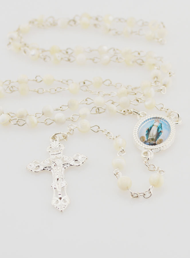 Rosario Vergine Miracolosa in Madreperla Vera (pic 2)