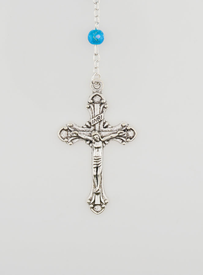 Rosario Vergine Maria - Decorato con Fiori (pic 3)