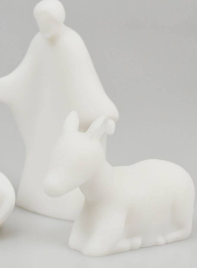 Presepe di Natale in Alabastro - 5 Pezzi (pic 4)