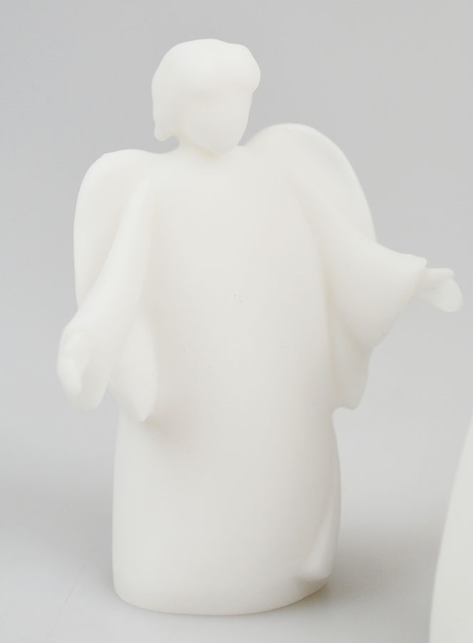 Presepe di Natale in Alabastro - Angeli Messaggeri 8,5 cm (pic 3)