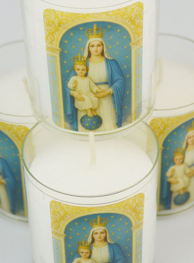 Set di 4 Candele Votive alla Madonna delle Vittorie (pic 4)