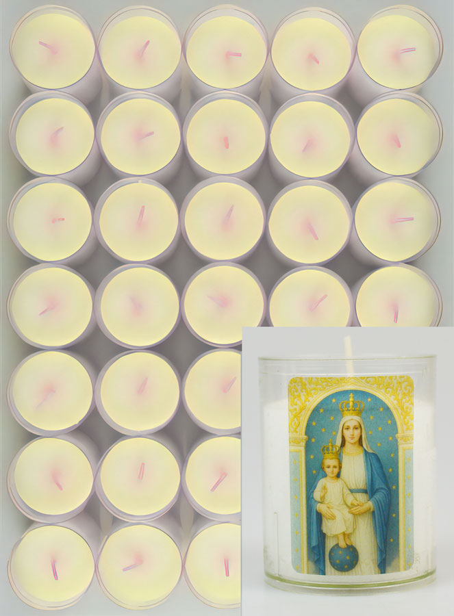 Set di 10 Candele Votive Nostra Signora delle Vittorie (pic 1)