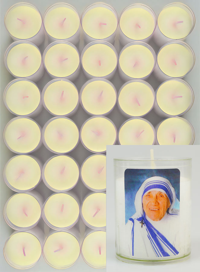 Set di 24 Candele Votive Santa Madre Teresa (pic 1)