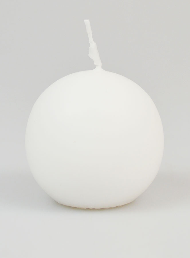 Candela Sfera Decorativa 60mm - Bianco (pic 1)