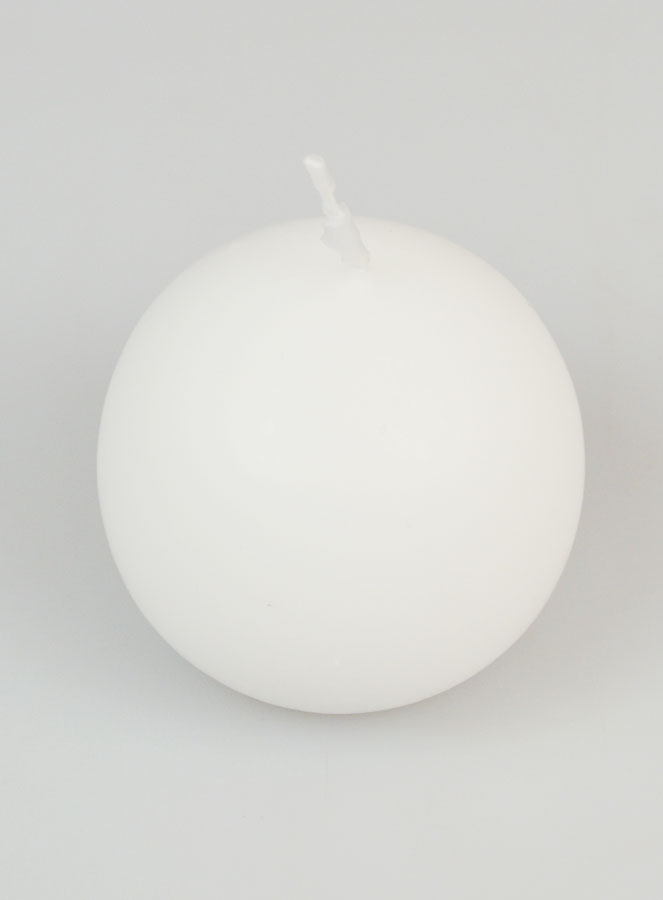 Candela Sfera Decorativa 60mm - Bianco (pic 2)