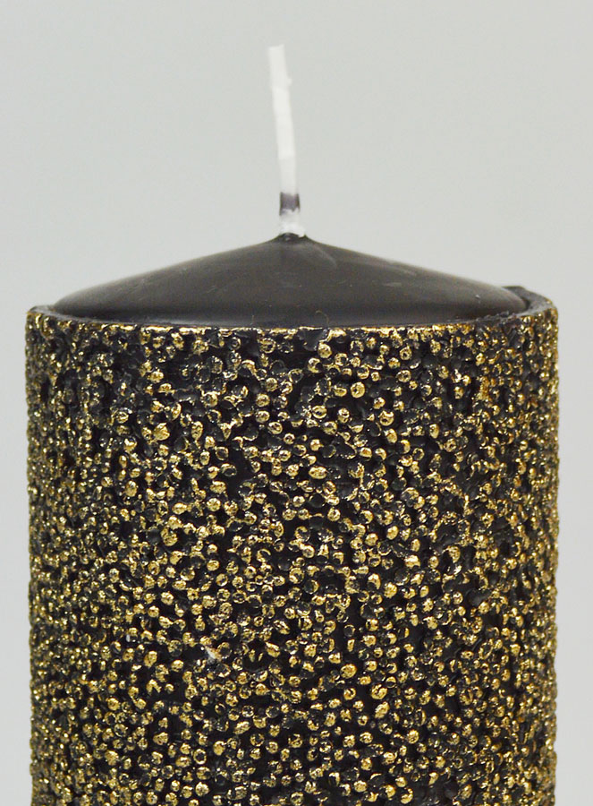Candela Decorativa di Lusso - Nero & Oro (pic 3)