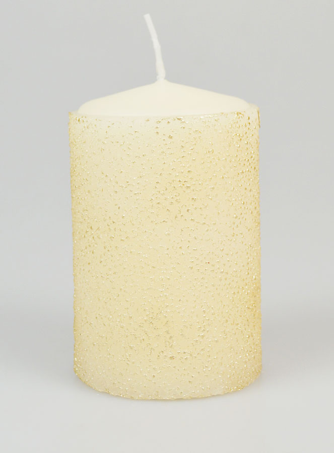 Candela Decorativa di Lusso - Avorio & Oro (pic 1)