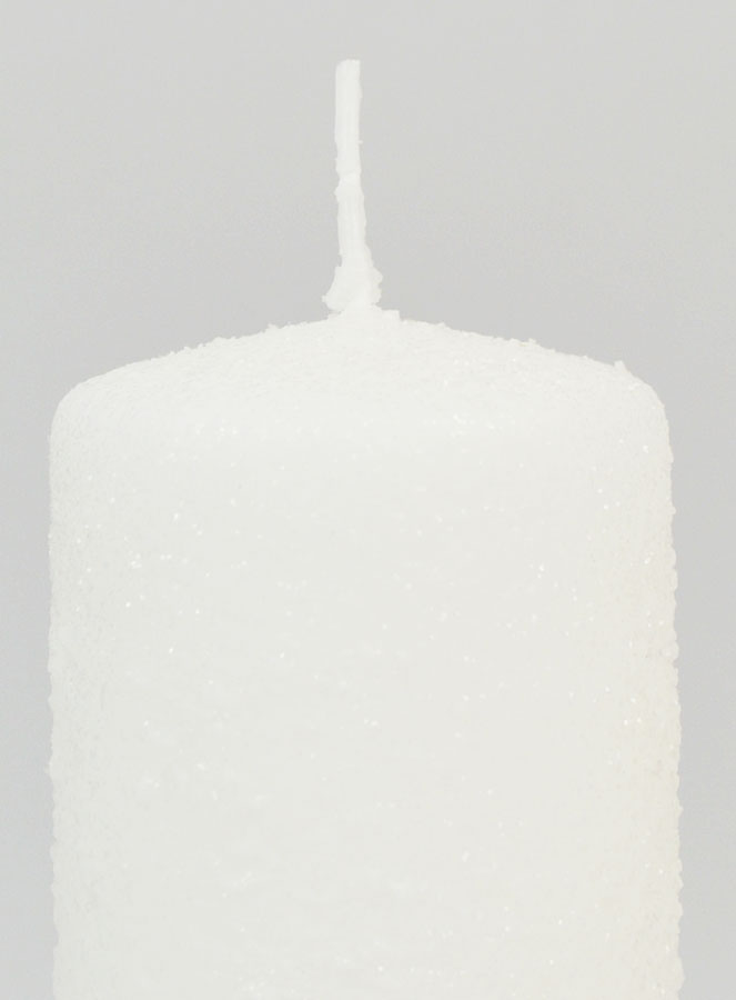 Candela di Natale Effetto Neve - 10cm (pic 3)