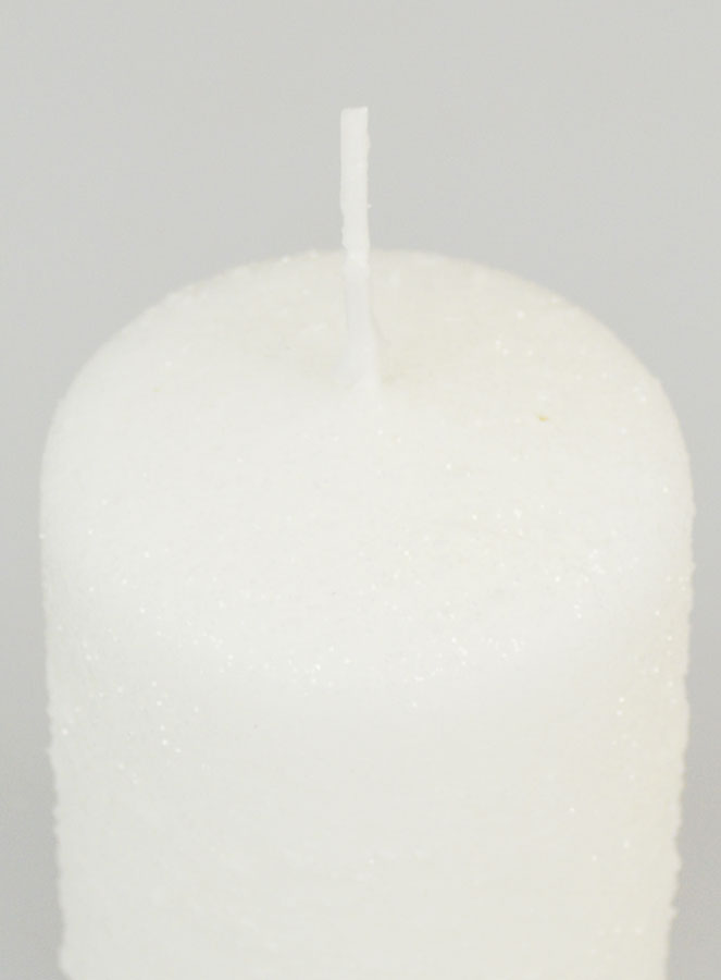 Candela di Natale Effetto Neve - 10cm (pic 4)