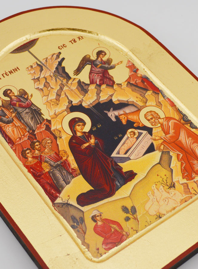 Icona dell’Adorazione al Presepe - 24 cm (pic 3)