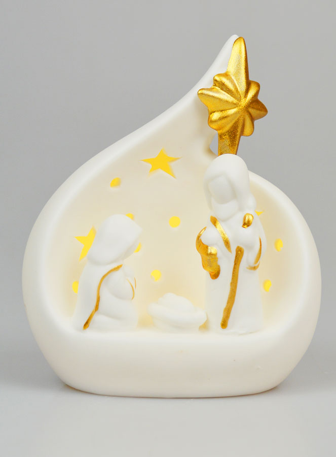 Statua della Natività Luminosa - 14cm (pic 1)