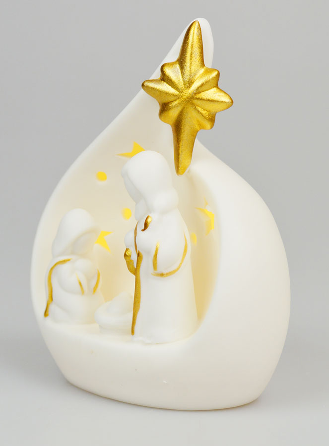 Statua della Natività Luminosa - 14cm (pic 2)