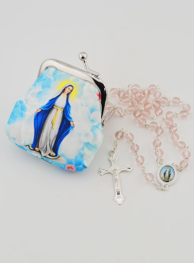 Rosario della Vergine Miracolosa con Pochette (pic 1)