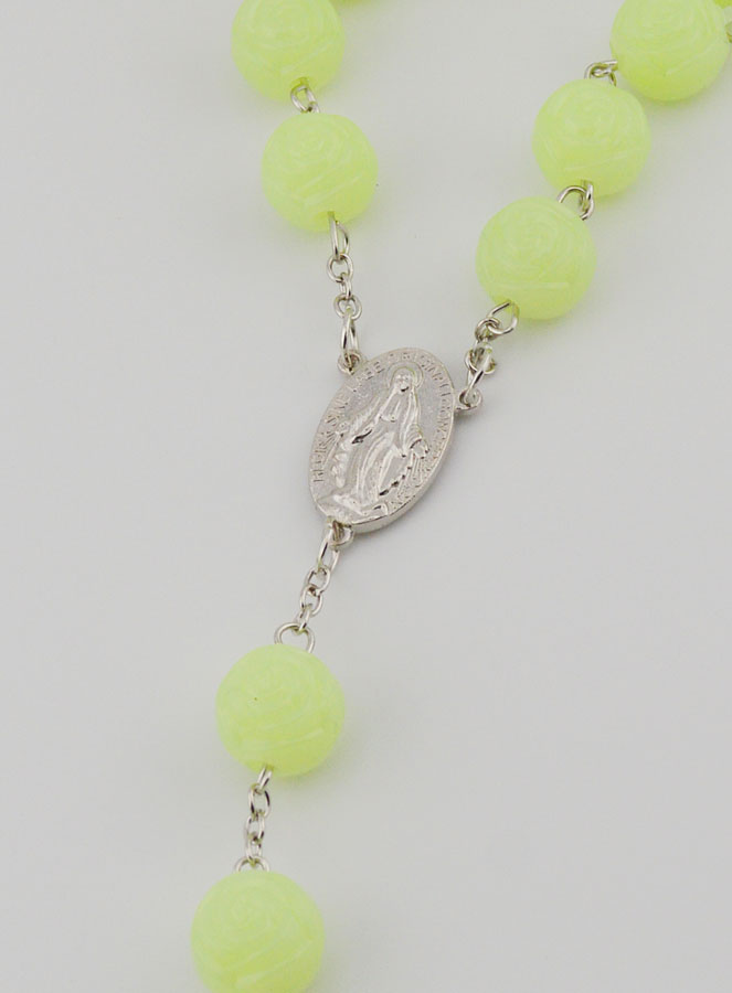 Grande Rosario da Parete Fluo - Vergine Miracolosa (pic 4)