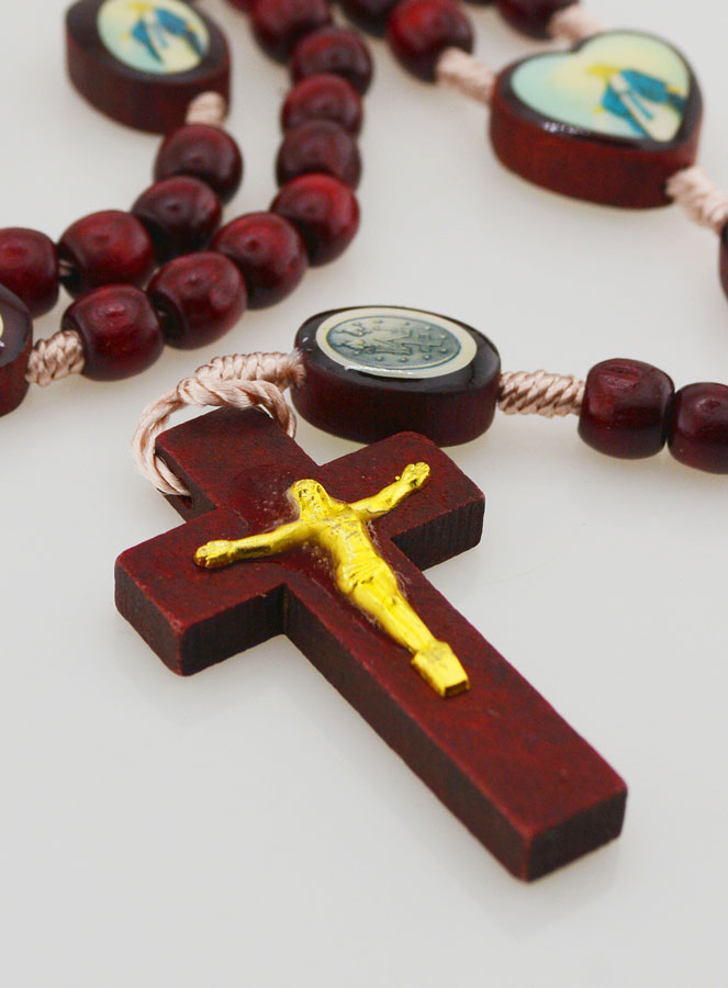 Rosario della Vergine Miracolosa – Grani in Legno (pic 3)