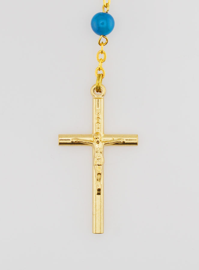 Chapelet Vierge Miraculeuse en Perles d'Agate (pic 3)