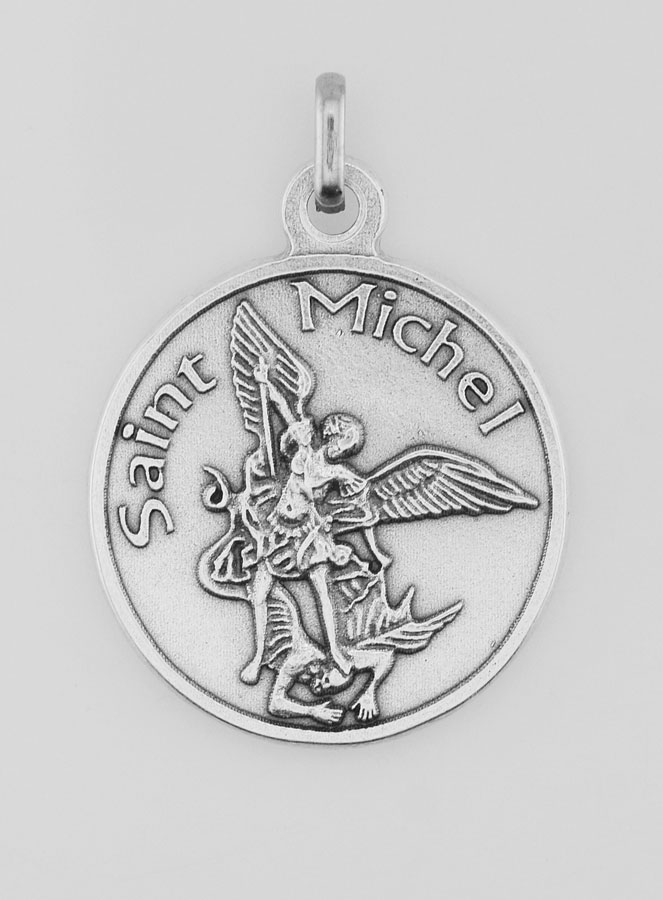 Medaglia di San Michele Arcangelo - 3 cm (pic 3)