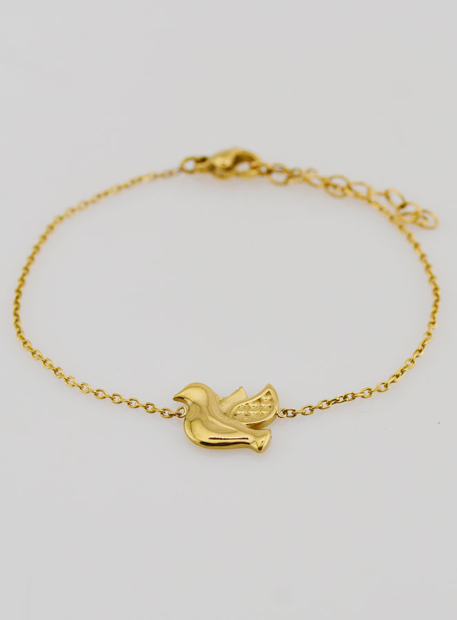 Bracciale Colomba dello Spirito Santo - Inox Dorato (pic 2)