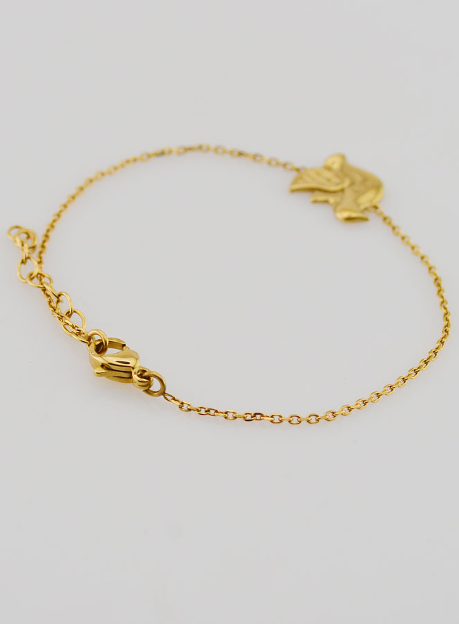 Bracciale Colomba dello Spirito Santo - Inox Dorato (pic 4)