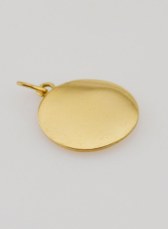 Medaglia del Crisma in Acciaio Dorato - 15 mm (pic 4)