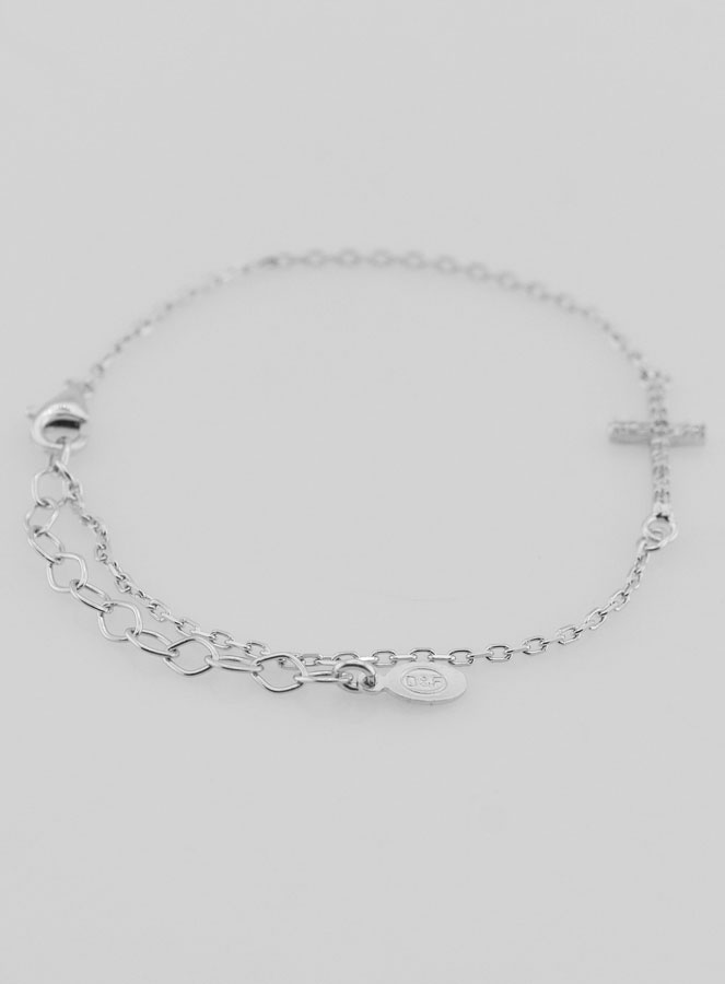 Bracciale Religioso con Croce - Argento 925 (pic 2)