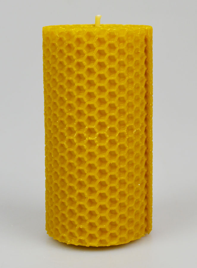 Candela Decorativa 100% Cera d'Api - 10x5 cm (pic 1)