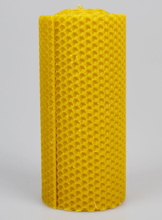 Candela Decorativa 100% Cera d’Ape - 15x6cm (pic 1)
