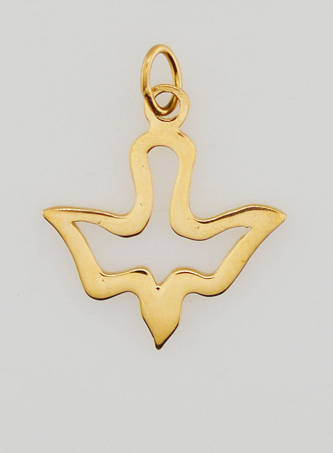 Medaglia di Cresima - Spirito Santo in Inox (pic 1)