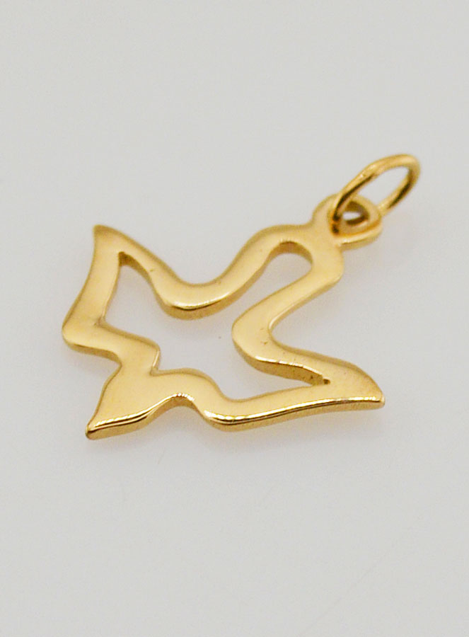 Medaglia di Cresima - Spirito Santo in Inox (pic 3)